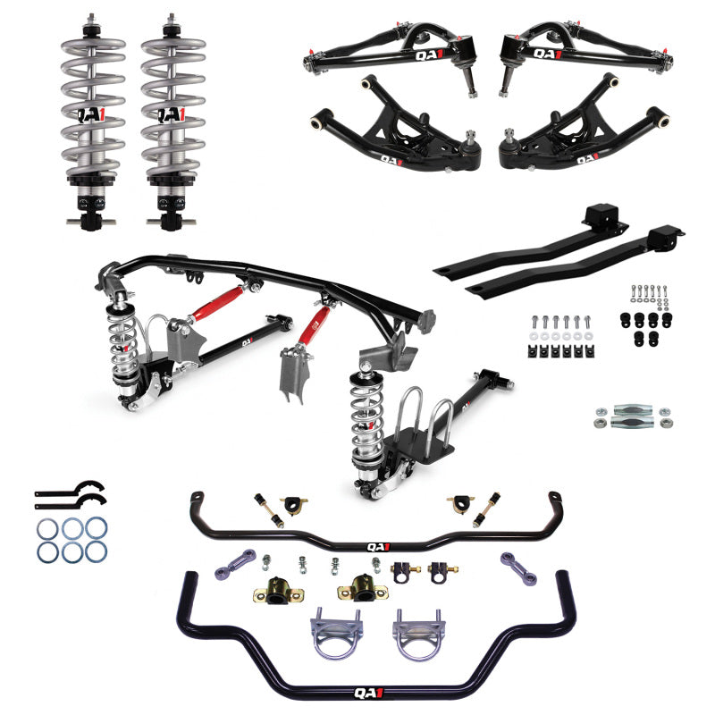 QAP Tie Rod Sleeve - QA1 67-69 GM F-Body Level 2 Full Vehicle Handling Kit w/ Shocks