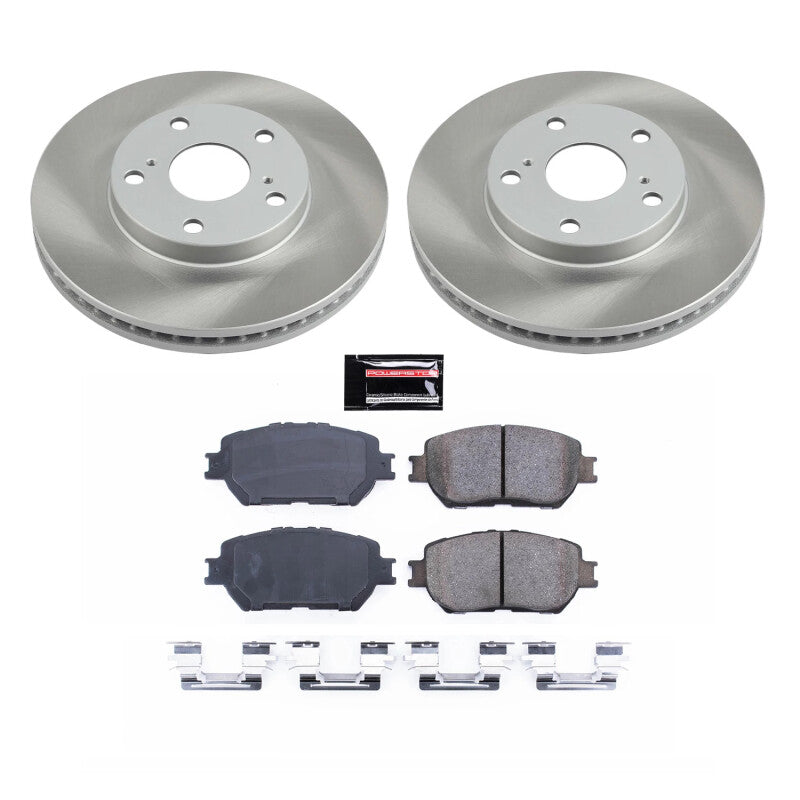 PSB Semi-Coated Rotor Kits - Power Stop 02-06 Toyota Camry Front Semi-Coated Rotor Kit