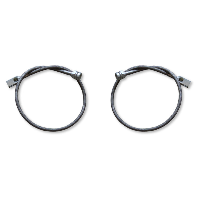 RKR Brake Lines - Rock Krawler 97-06 Jeep Wrangler TJ Front Stainless Steel Long Travel Brake Lines