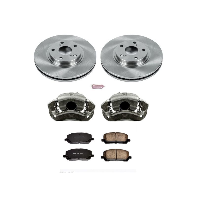 PSB Autospecialty Kit w/Cals - Power Stop 01-07 Toyota High Lander Front Autospecialty Brake Kit w/Calipers