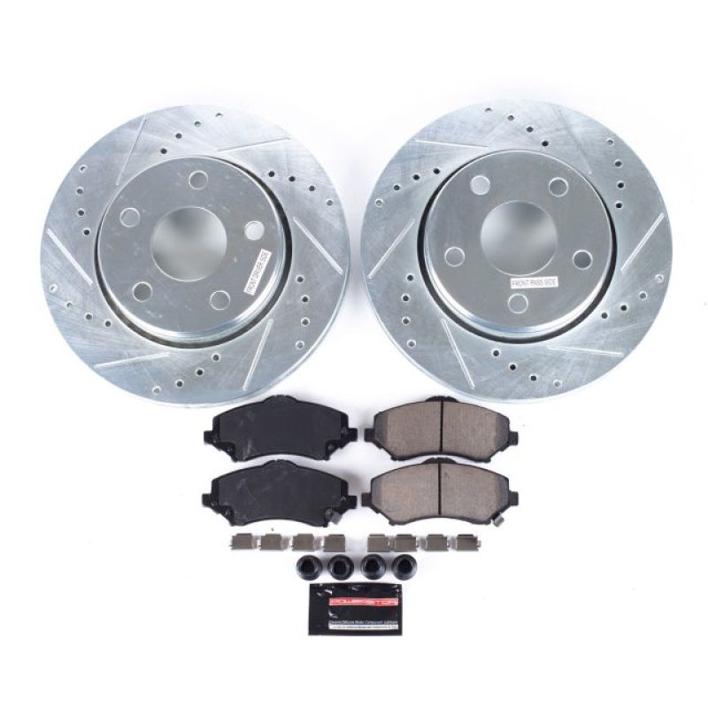 PSB Z23 Evolution Kit - Power Stop 07-17 Jeep Wrangler Front Z23 Evolution Sport Brake Kit