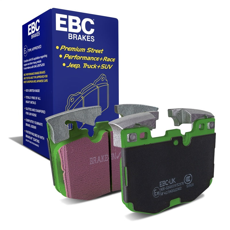 EBC Greenstuff Brake Pad Sets - EBC 2017+ BMW 530 2.0L Turbo (G30) Greenstuff Front Brake Pads