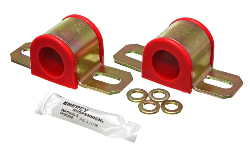 ES Sway Bar Bushings - Red - Energy Suspension Universal 27mm Red Non-Greaseable Sway Bar Bushings