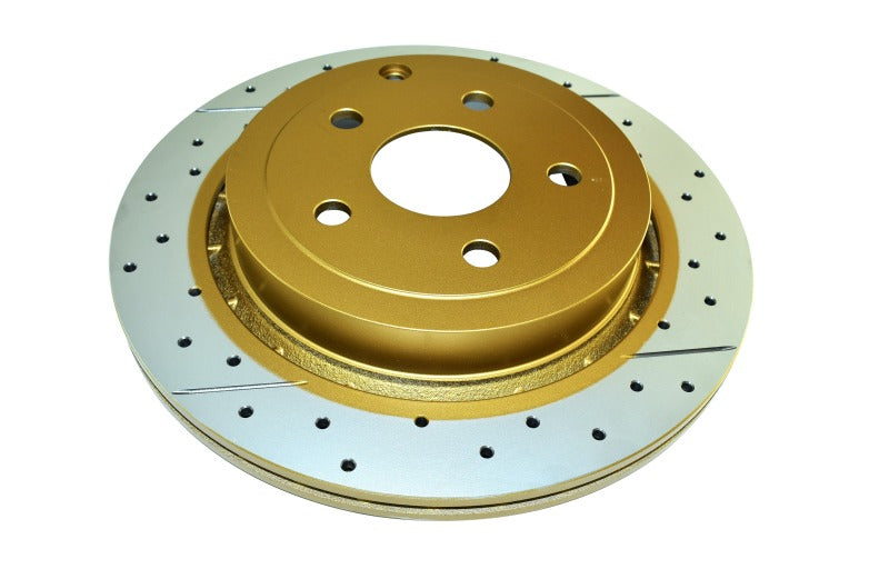 DBA Street Slot&Drill Rotors - DBA 2009 Pontiac G8 GT 6.0L (V8) Uni-Directional Cross-Drilled/Slotted Rear Rotor