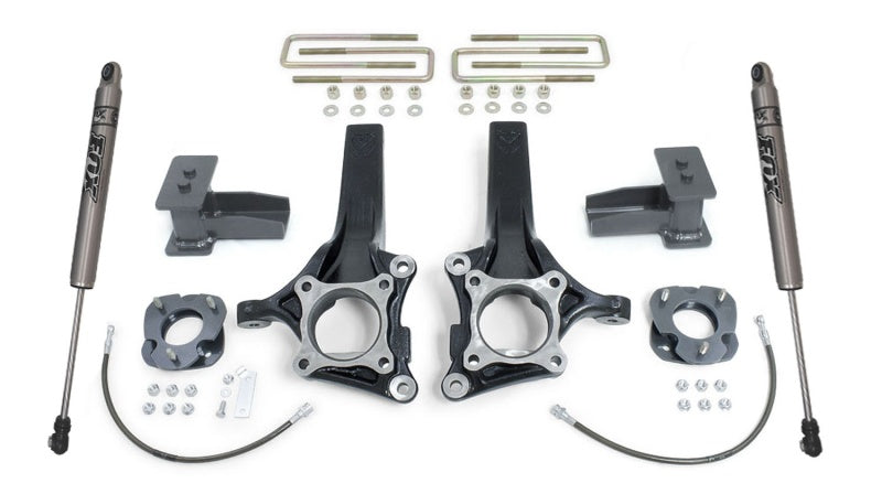 MXT Coilover - FOX 2.0 Perf - MaxTrac 09-13 Ford F-150 2WD 6.5in/4in MaxPro Elite Spindle Lift Kit w/FOX Shocks
