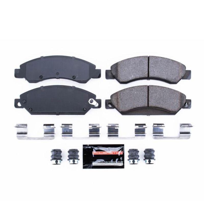 PSB Z23 Evolution Brake Pads - Power Stop 2007 Cadillac Escalade Front Z23 Evolution Sport Brake Pads w/Hardware