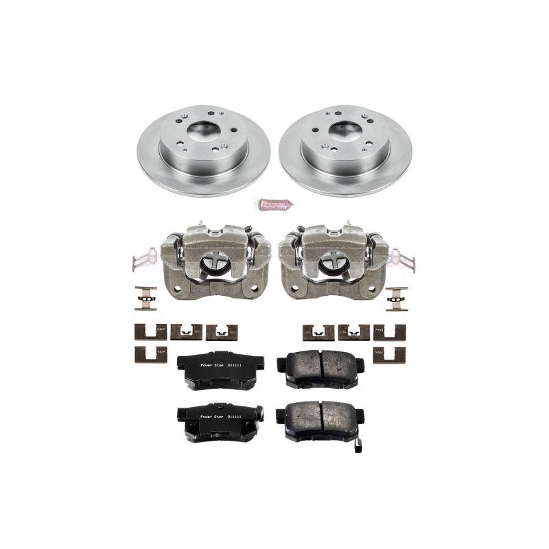 PSB Autospecialty Kit w/Cals - Power Stop 02-06 Acura RSX Rear Autospecialty Brake Kit w/Calipers