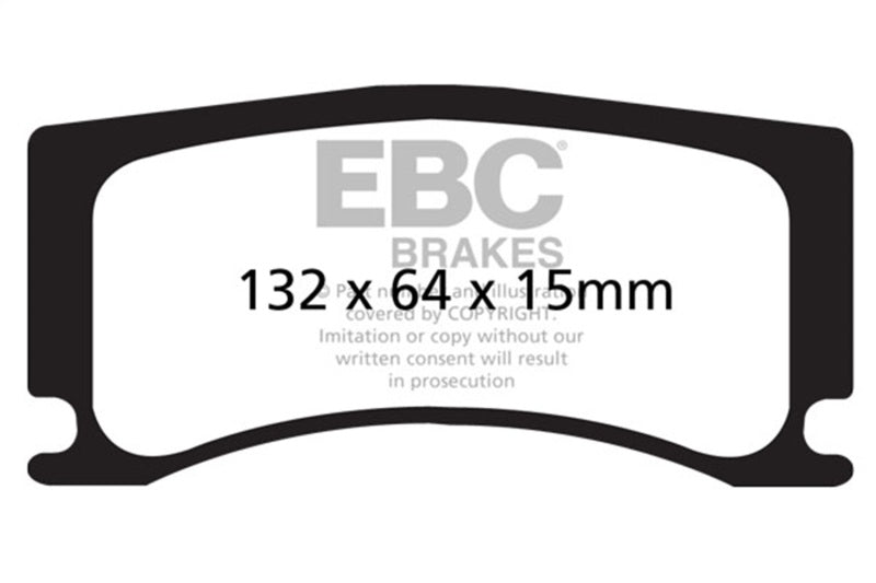 EBC Bluestuff Brake Pad Sets - EBC 08-09 Jaguar XKR 4.2L Supercharged (Portfolio) Bluestuff Rear Brake Pads