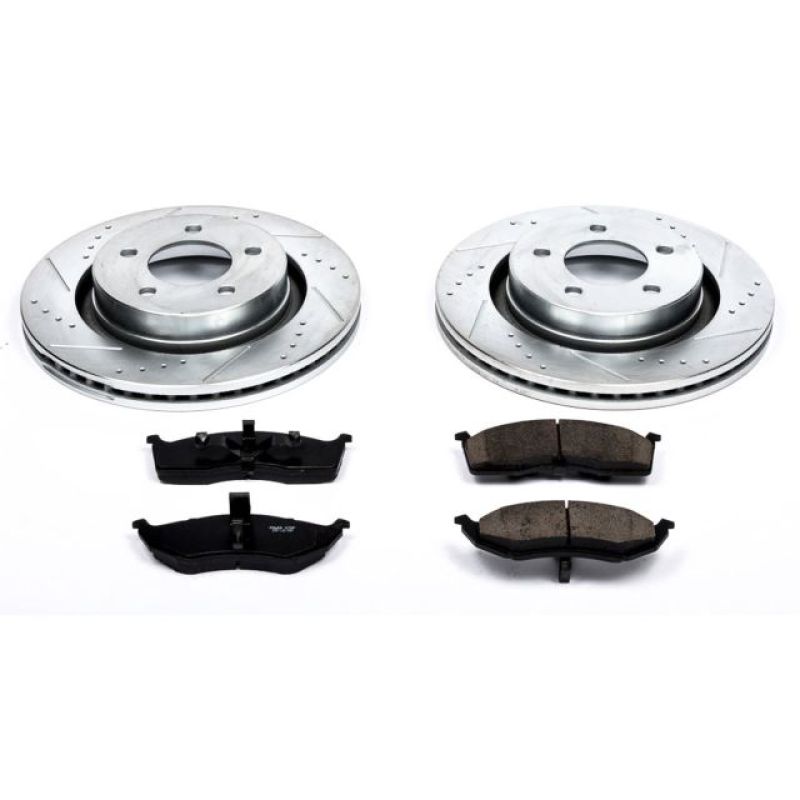 PSB Z23 Evolution Kit - Power Stop 99-02 Chrysler 300M Front Z23 Evolution Sport Brake Kit