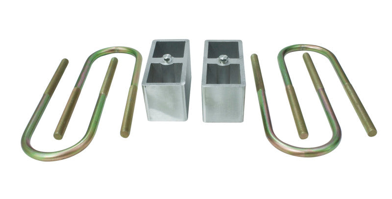 MXT Block & U-Bolt Kit - MaxTrac 82-04 Chevrolet S10 2WD 2in Rear Lowering Blocks & U-Bolts