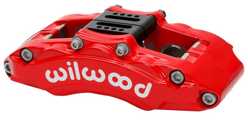 WIL AT6 Lug Mount Caliper - Wilwood Caliper - AT6 Lug Mount Red 1.75in/1.38in/1.38in Piston .75in Rotor - Right Side