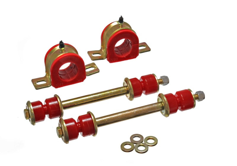 ES Sway Bar Bushings - Red - Energy Suspension 01-06 C2500 HD Silverado 2WD Red 36mm Front Sway Bar Bushing Set