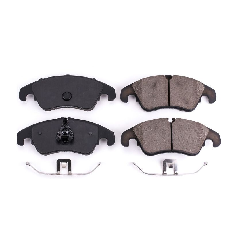 PSB Z17 Evolution Brake Pads - Power Stop 10-16 Audi A4 Front Z17 Evolution Ceramic Brake Pads w/Hardware