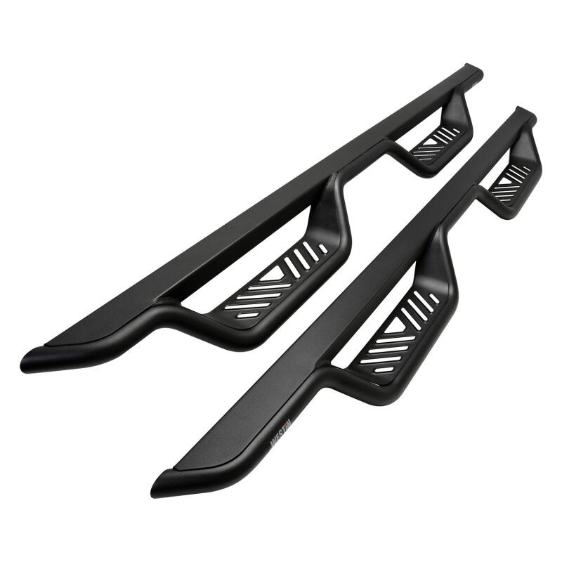 WES Nerf Bars - Outlaw - Westin 05-22 Toyota Tacoma Double Cab Outlaw Drop Nerf Step Bars - Textured Black