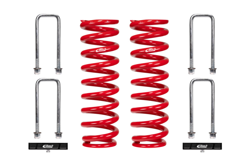 EIB Pro-Truck Lift Kits - Eibach 19-21 Toyota Tundra PRO-Lift Kit Springs Front Springs & Rear 1in. Block
