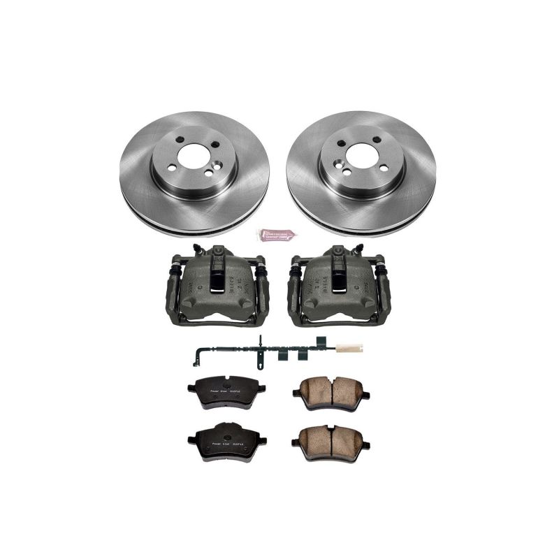 PSB Autospecialty Kit w/Cals - Power Stop 07-10 Mini Cooper Front Autospecialty Brake Kit w/Calipers