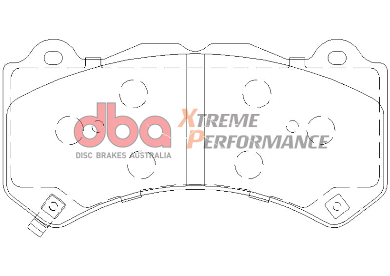 DBA XP Performance Brake Pads - DBA 07-22 Nissan GT-R R35 XP Performance Front Brake Pads