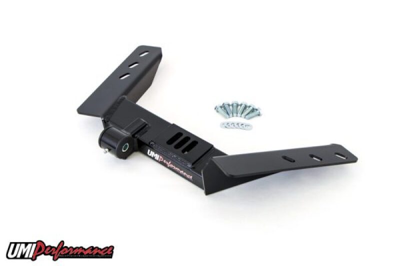 UMI Crossmember Reinforcements - UMI Performance 82-92 GM F-Body TH400 Tunnel Brace Front Mount- Black