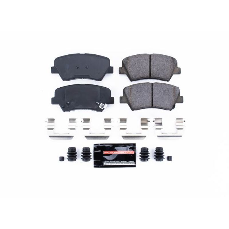 PSB Z23 Evolution Brake Pads - Power Stop 11-16 Hyundai Elantra Front Z23 Evolution Sport Brake Pads w/Hardware