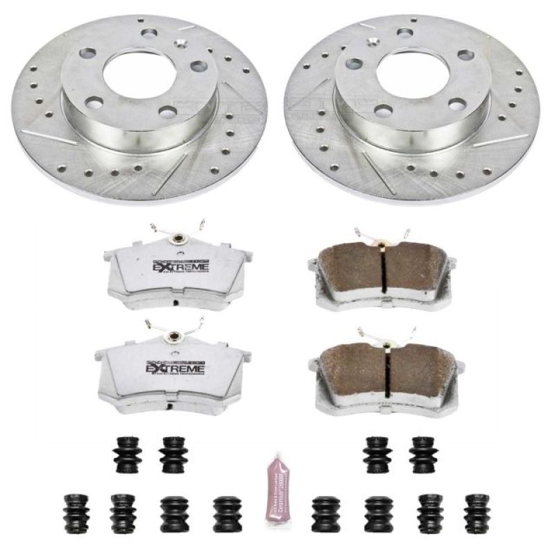 PSB Z26 Street Warrior Kit - Power Stop 02-06 Audi A4 Rear Z26 Street Warrior Brake Kit