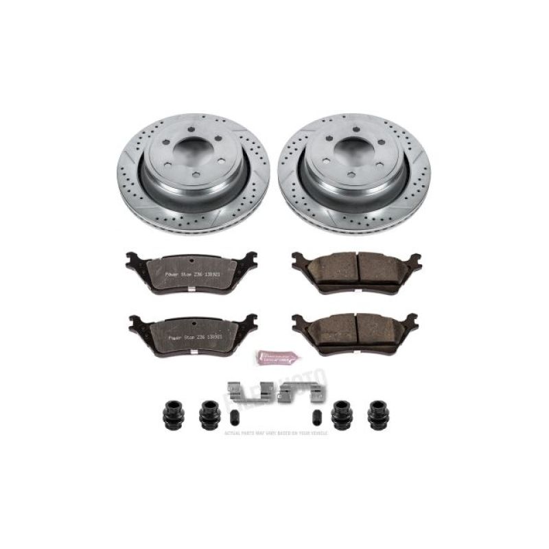 PSB Z36 Truck & Tow Kit - Power Stop 12-18 Ford F-150 Rear Z36 Truck & Tow Brake Kit