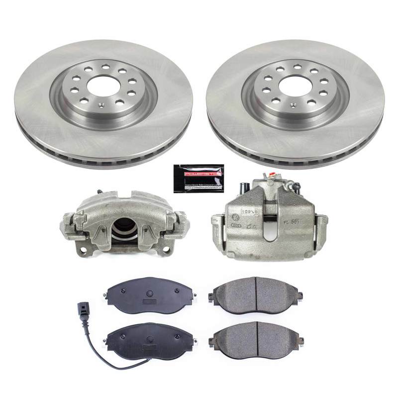 PSB Autospecialty Kit - Power Stop 19-21 Volkswagen Jetta Front Autospecialty Kit w/Cals