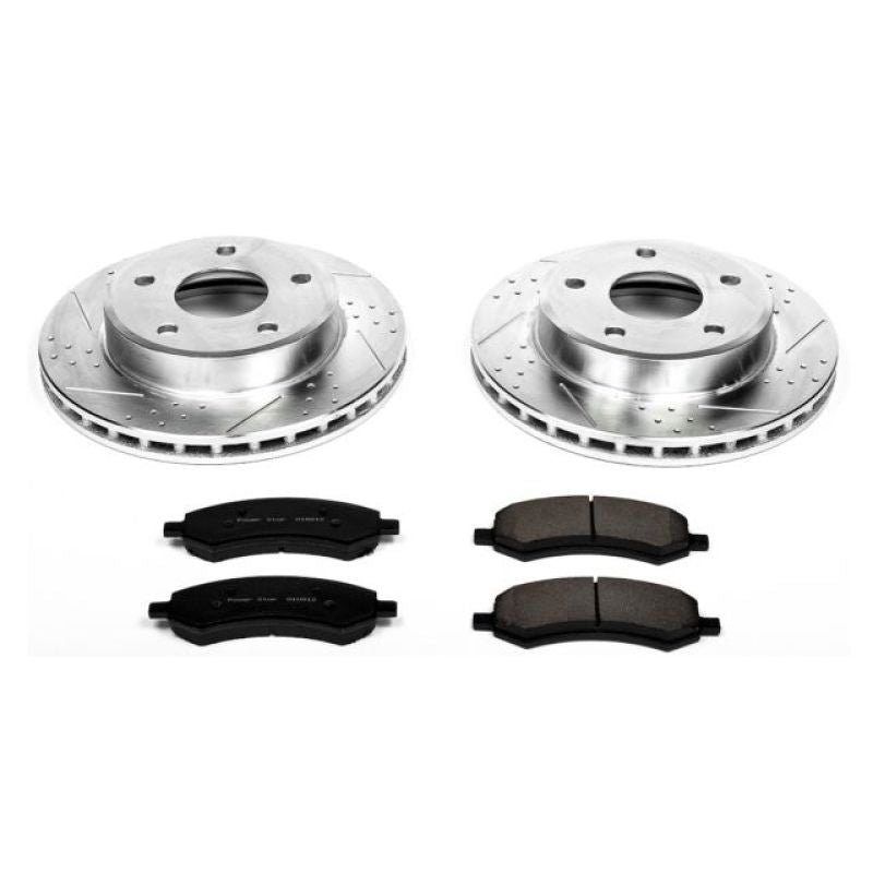 PSB Z23 Evolution Kit - Power Stop 05-10 Dodge Dakota Front Z23 Evolution Sport Brake Kit