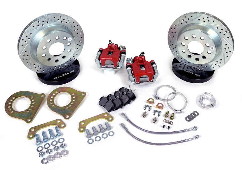 BAE Classic Series Brake Kits - Baer Brakes 63-87 Chevrolet/GMC 2WD Trucks 11.65in Classic Series Rear Brake Kit - Red