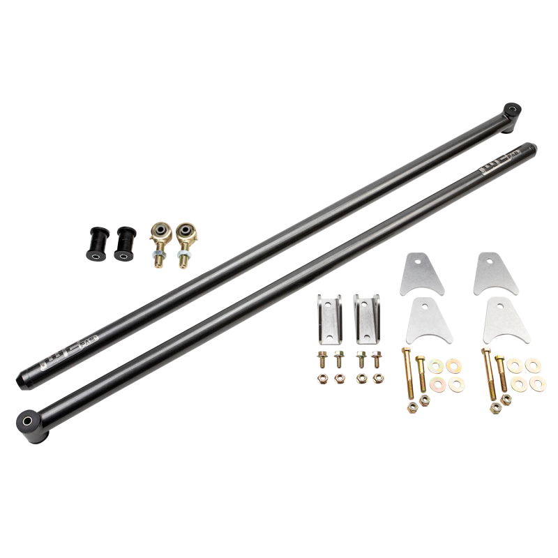 WCF Traction Bar - Wehrli 99-10 Ford / 94-22 RAM Univ ECLB/CCLB 68in. Traction Bar Kit - Bengal Red