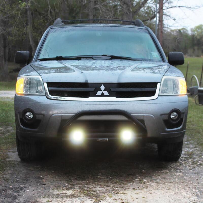 WES Bull Bars - Safari - Westin Safari Light Bar Universal (11.5in mounting depth) - Black