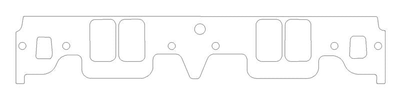 CG Intake Gaskets - Cometic Chevrolet Gen-1 Small Block V8 .059in CFM Intake Manifold Gasket Set - Brodix WP262 Head