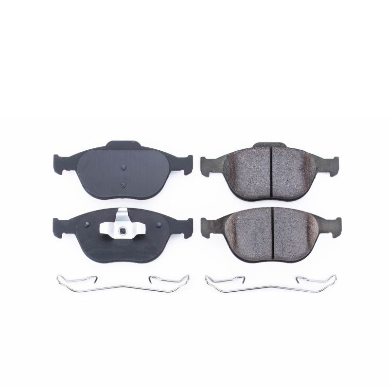 PSB Z17 Evolution Brake Pads - Power Stop 02-04 Ford Focus Front Z17 Evolution Ceramic Brake Pads w/Hardware