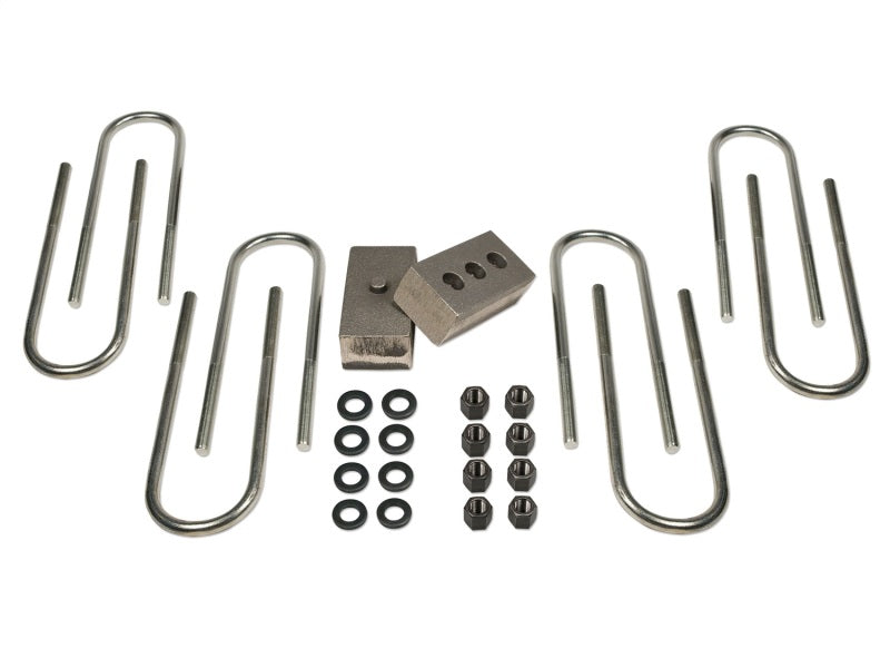 TUF Rear Block Kits - Tuff Country 03-13 Ram 2500 / 03-22 3500 4wd (w/3.5 or 4in Rear axle) 2in Rear Block & U-Bolt Kit