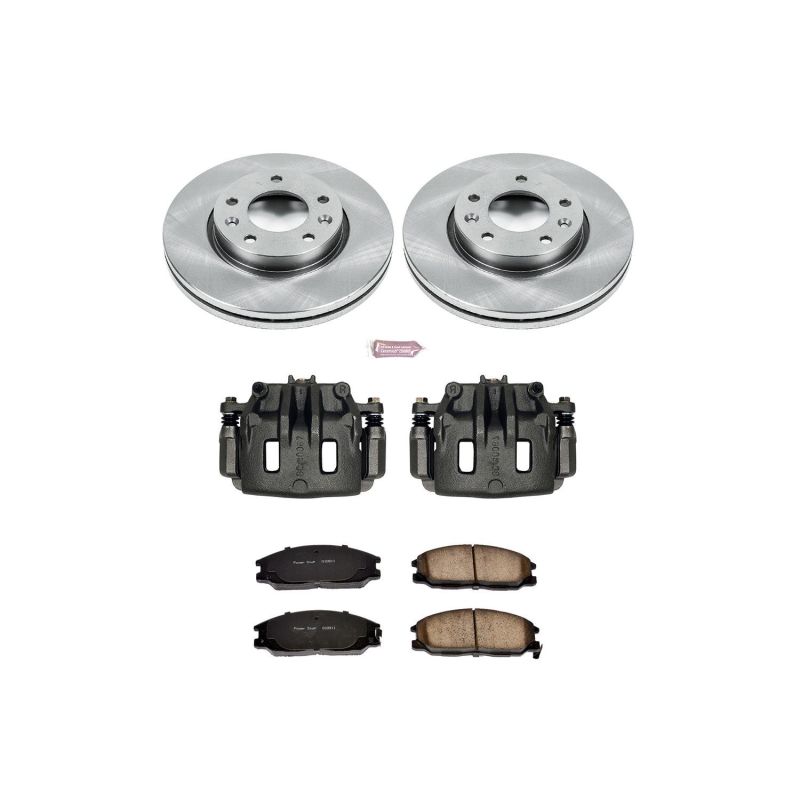 PSB Autospecialty Kit w/Cals - Power Stop 02-04 Kia Sedona Front Autospecialty Brake Kit w/Calipers
