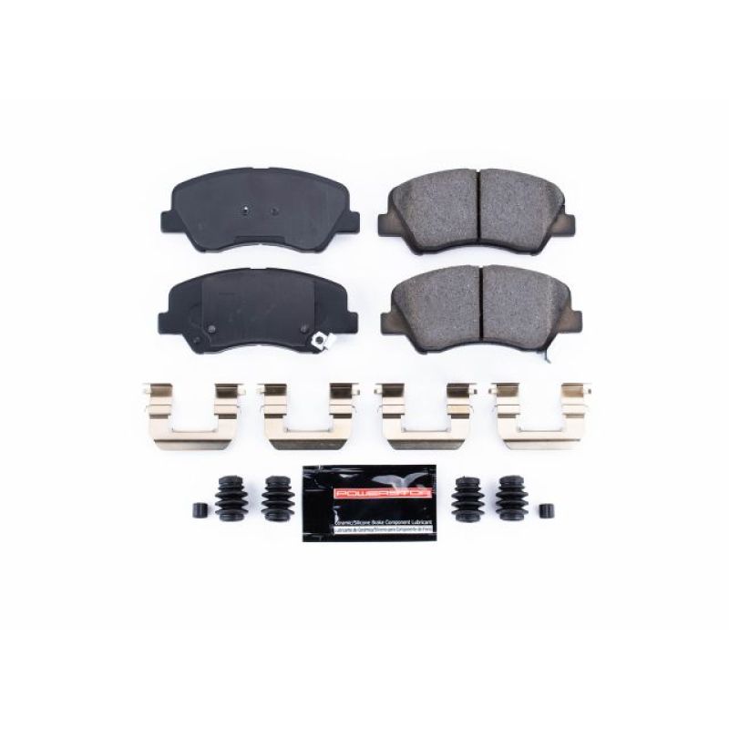 PSB Z23 Evolution Brake Pads - Power Stop 12-19 Hyundai Accent Front Z23 Evolution Sport Brake Pads w/Hardware