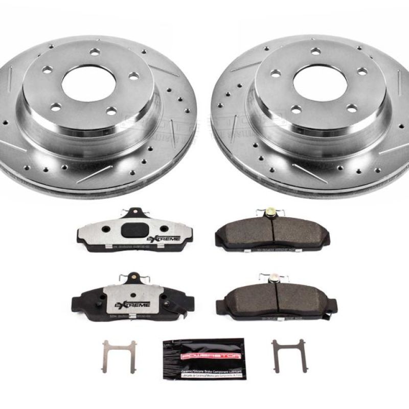 PSB Z26 Street Warrior Kit - Power Stop 84-87 Chevrolet Corvette Front Z26 Street Warrior Brake Kit