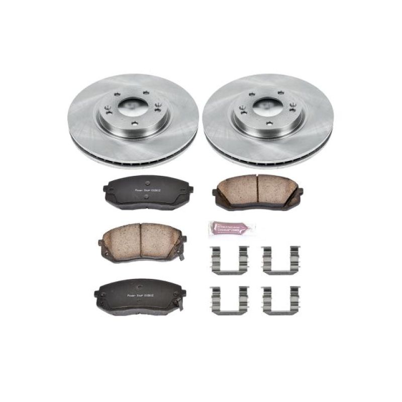 PSB Autospecialty Kit - Power Stop 10-15 Hyundai Tucson Front Autospecialty Brake Kit