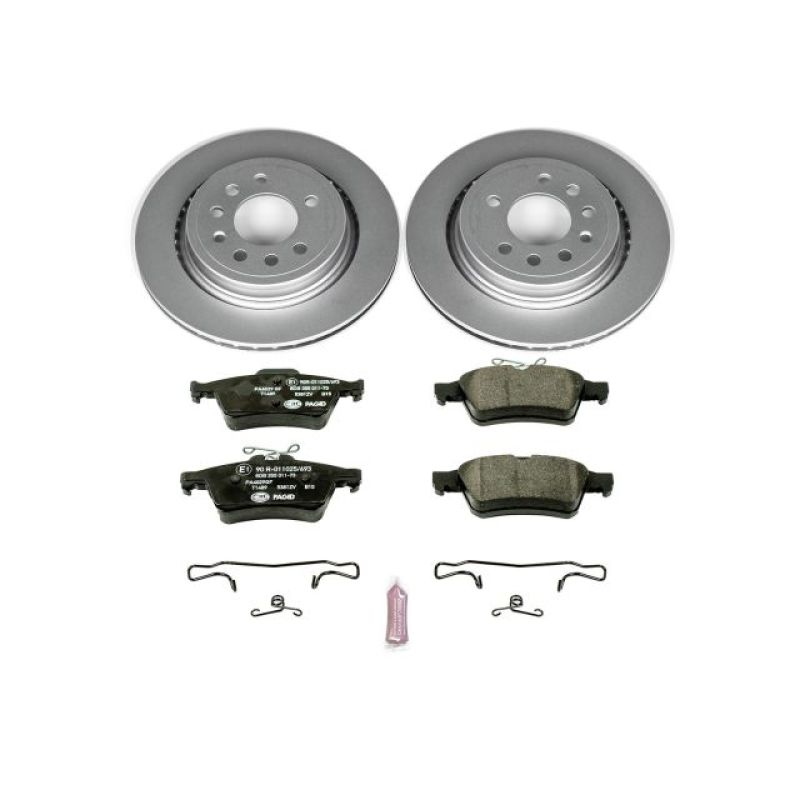 PSB Euro-Stop Kit - Power Stop 08-11 Saab 9-3 Rear Euro-Stop Brake Kit