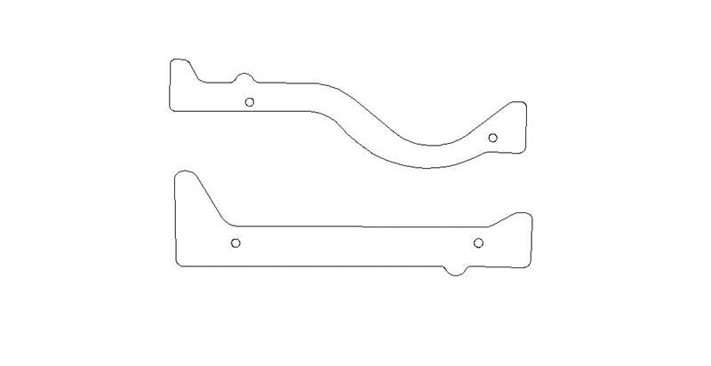 CG Intake Gaskets - Cometic Chrysler Magnum V8 .047in Fiber Intake End Seals Kit - Front & Rear Crossovers