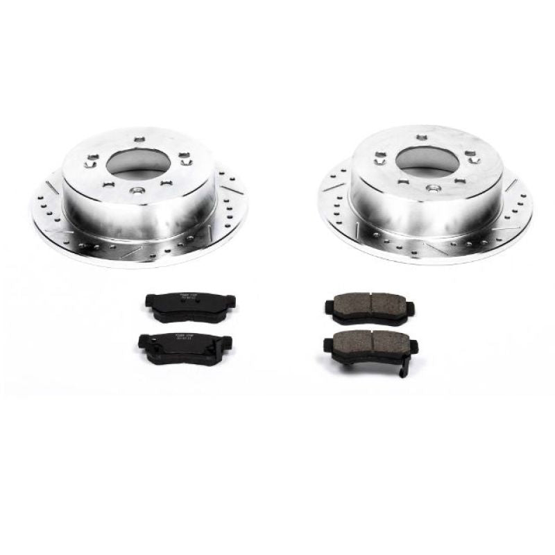 PSB Z23 Evolution Kit - Power Stop 07-10 Hyundai Elantra Rear Z23 Evolution Sport Brake Kit