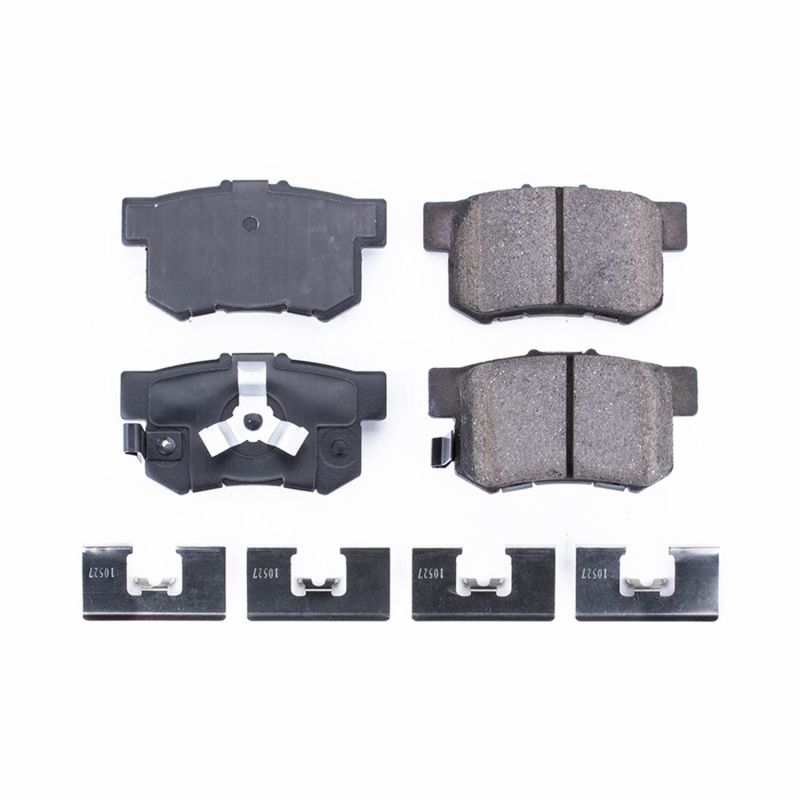 PSB Z17 Evolution Brake Pads - Power Stop 10-18 Acura RDX Rear Z17 Evolution Ceramic Brake Pads w/Hardware