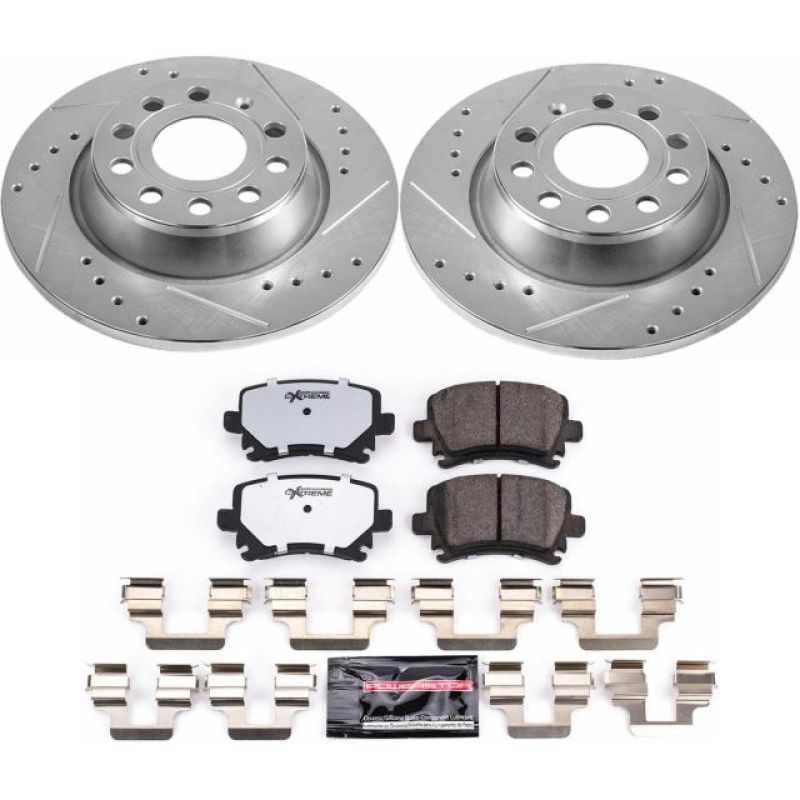 PSB Z26 Street Warrior Kit - Power Stop 2013 Audi A3 Rear Z26 Street Warrior Brake Kit