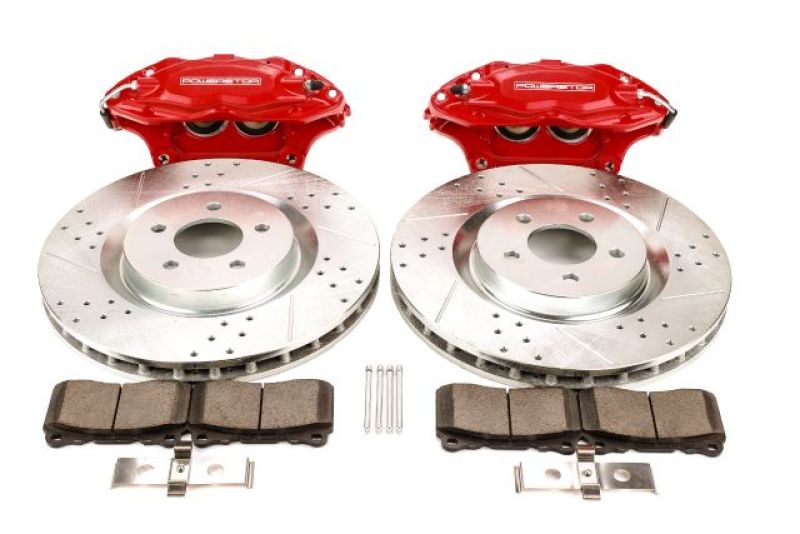 PSB Big Brake Conversion Kit - Power Stop 05-14 Ford Mustang Front Big Brake Conversion Kit