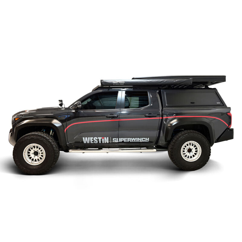 WES Nerf Bars - E-Series 3 - Westin 2024 Tacoma Double Cab E-Series 3 Nerf Step Bars - Stainless Steel
