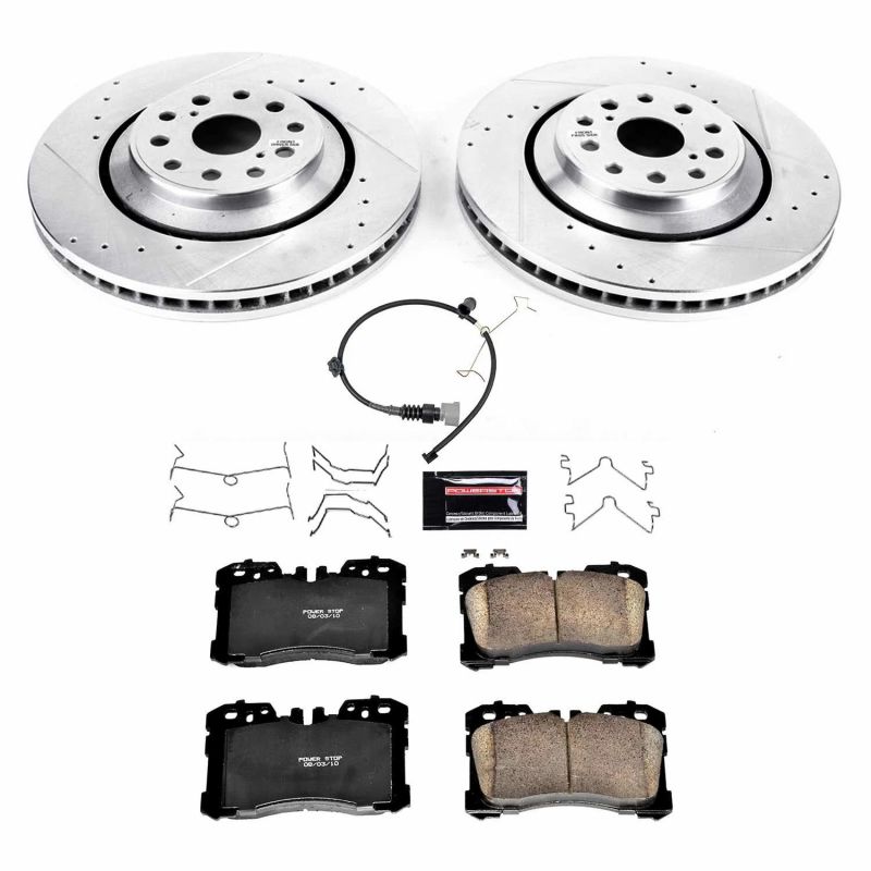 PSB Z23 Evolution Kit - Power Stop 18-19 Lexus LS500 Front Z23 Evolution Sport Brake Kit