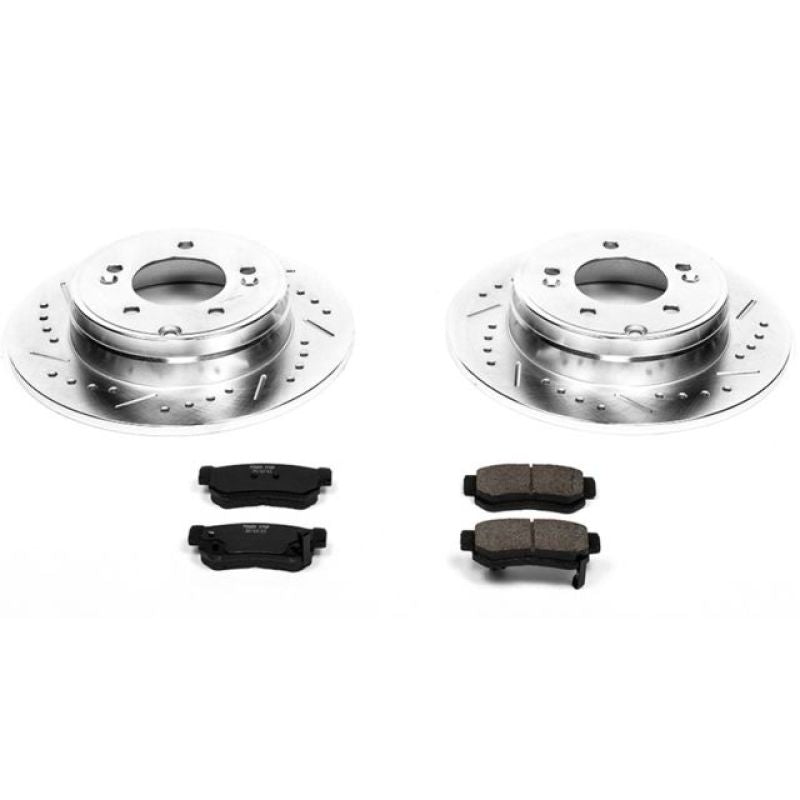 PSB Z23 Evolution Kit - Power Stop 06-08 Hyundai Sonata Rear Z23 Evolution Sport Brake Kit