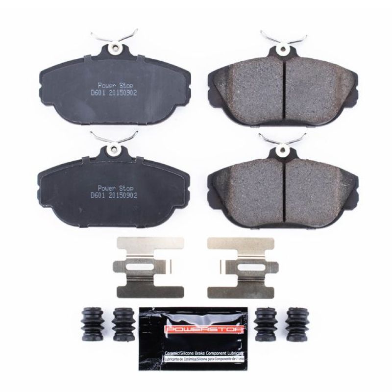 PSB Z23 Evolution Brake Pads - Power Stop 93-02 Ford Taurus Front Z23 Evolution Sport Brake Pads w/Hardware