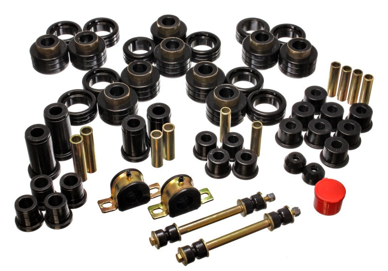 ES Hyper-Flex Sets - Black - Energy Suspension 95-97 Chevy Tahoe / GMC Denali 4WD Black Hyper-flex Master Bushing Set