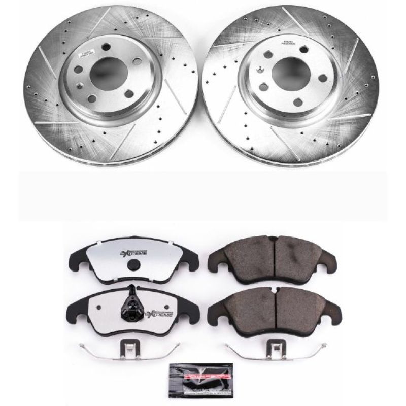 PSB Z26 Street Warrior Kit - Power Stop 09-11 Audi A4 Front Z26 Street Warrior Brake Kit