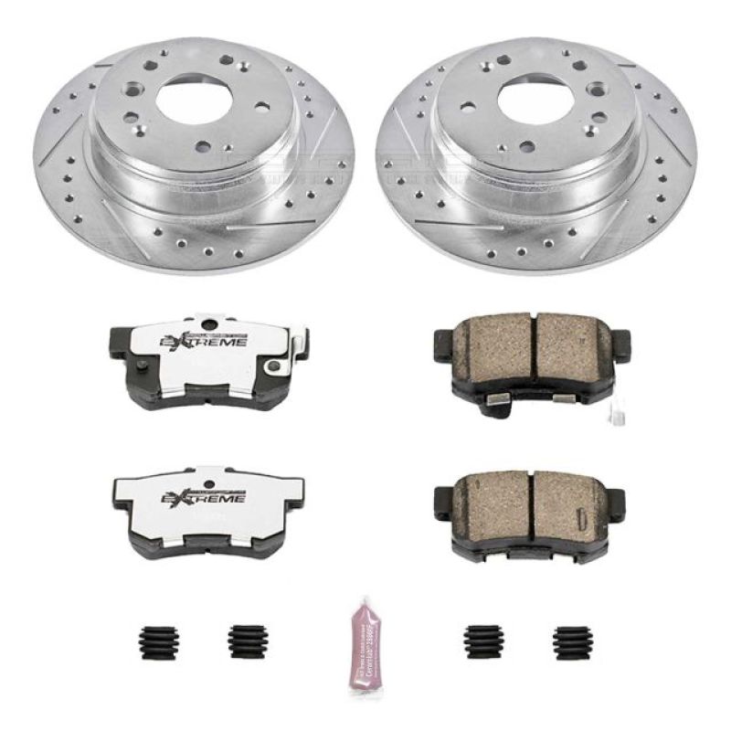 PSB Z26 Street Warrior Kit - Power Stop 04-08 Acura TL Rear Z26 Street Warrior Brake Kit